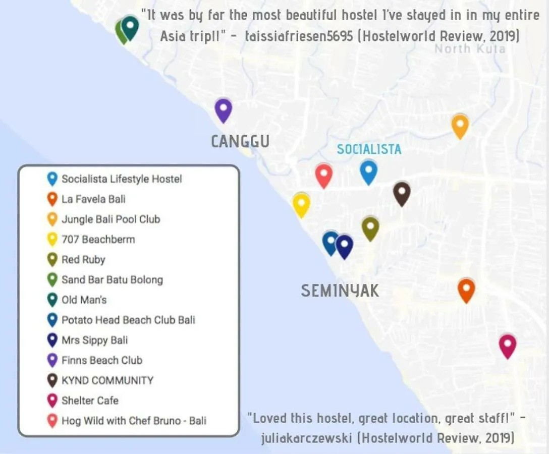 Socialista Lifestyle Hostel Σεμινιάκ
